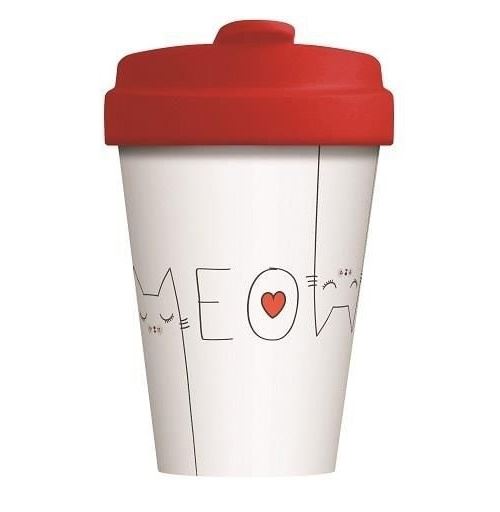 Chic.Mic tasse à boire BambooCUP*Meow 400 ml