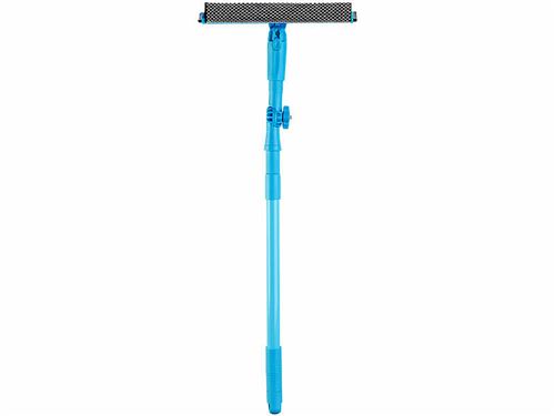 Kit Nettoyage Vitres Carehabi - Raclette Télescopique 154cm + Tête Microfibre | Pour Fenêtres, Sols Et Salle De Bain