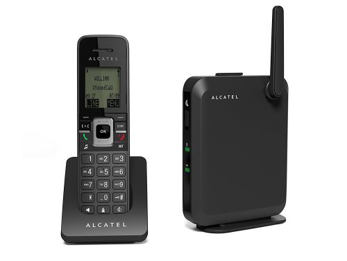 Alcatel IP2215P IP-DECT Basis avec Handset IP15, noir