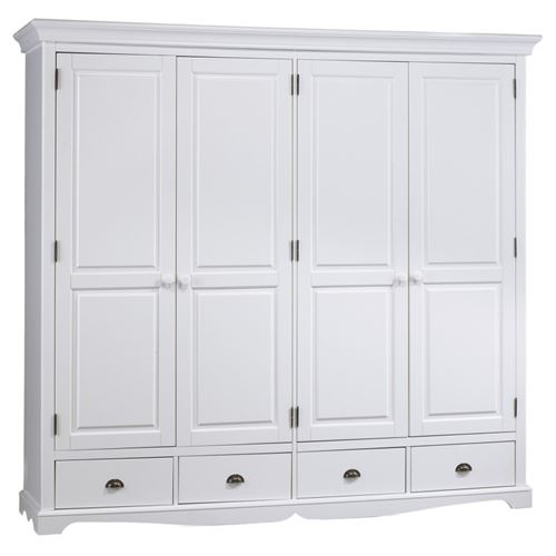 Beaux Meubles Pas Chers Grande Armoire Penderie Blanche