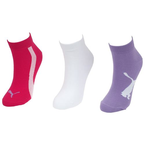 Socquettes chaussettes Puma Socquettes chaussettes Puma Winner rseblcvlt x3 g Rose taille : 35-38 réf : 33018 Rose taille : 35-38 réf : 33018