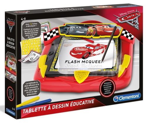 Cars 3 tablette a dessins educative 4-6 ans - pupitre lumineux disney