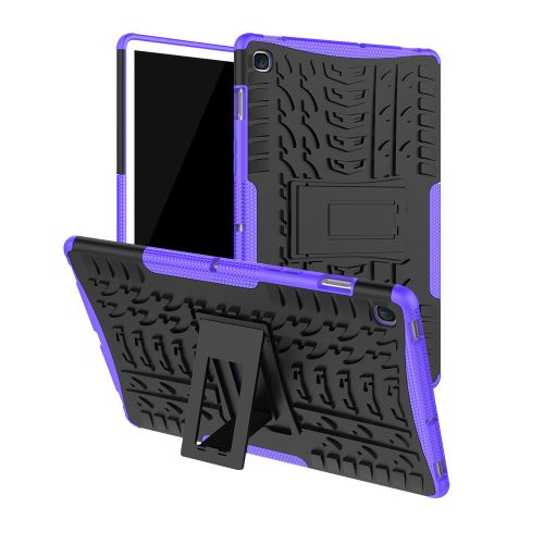 WISETONY® Étui antichoc avec grain de pneu pour Samsung Galaxy Tab S5E T720/T725 10.5 - Violet