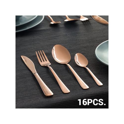 Couverts pour 4 Personnes Copper Style (16 pièces)