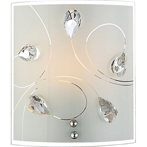 Globo 40414-1w alivia applique murale e27 nickel mat 60 w