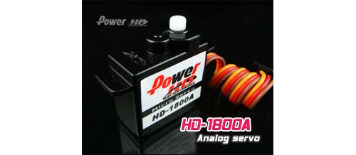 Servo HD1800A (1.2Kg/0.08Sec/8.0g)