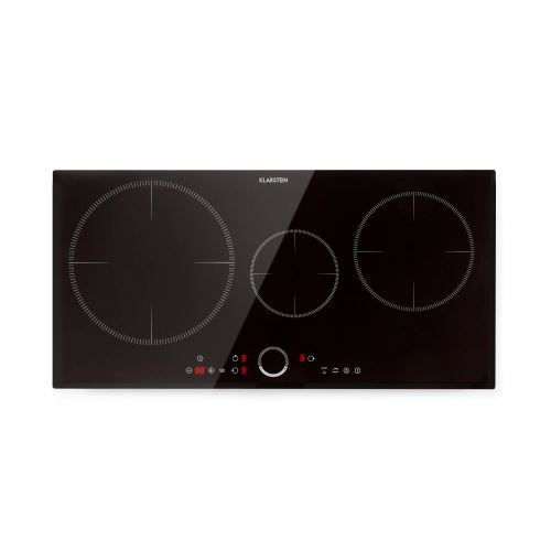 Klarstein Delicatessa 80 Flex Table De Cuisson À Induction Encastrable - 3 Zones - 7000W - Noir