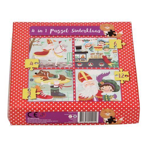 Sinterklaas Puzzle, 4in1