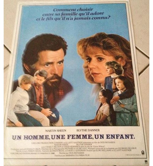 Un Homme, Une Femme, Un Enfant. AFFICHE CINEMA ORIGINALE