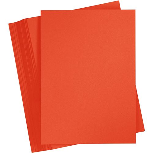 Colortime carton Populair21 x 29,7 cm 100 pièces 180 g rouge