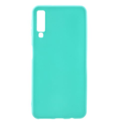 Coque en TPU mat double face bleu clair pour votre Samsung Galaxy A7 (2018)