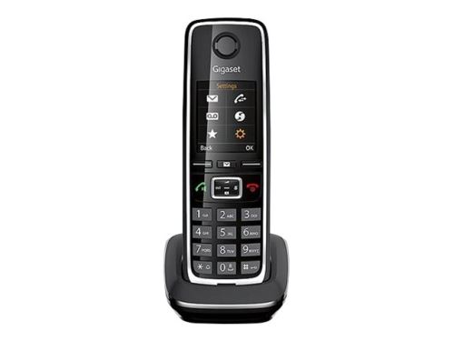 Gigaset C530HX - Snoerloze verlengingshandset met nummerherkenning - DECTGAP - SIP, RTP - zwart, zilver