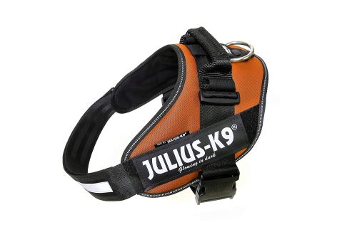 Comparer les prix de JULIUS-K9 Harnais Power IDC - 3 - XL : 82-115 cm-50 mm - Orange cuivré - Pour chien