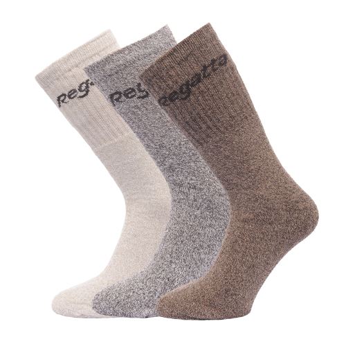 Regatta - Chaussettes (lot de 3 paires) - Homme (Taille unique) (Marron marne) - UTRG786