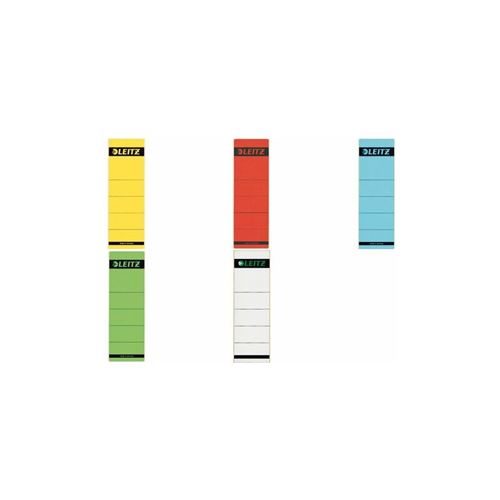 Leitz Etiquette Pour Dos De Classeur, 61 X 192 Mm, Jaune
