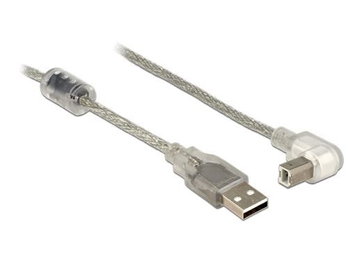 Câble USB type A vers USB type B coudé (2 m) Delock
