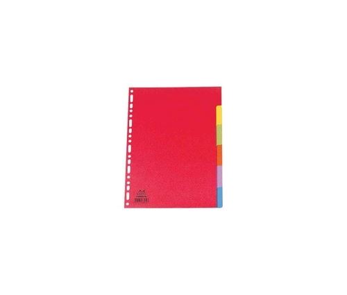 Oxford Intercalaires Sans Inscription, 170 X 220 Mm, Coloré,