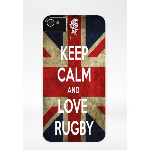Coque Rugby England Compatible Iphone 4 Transparent