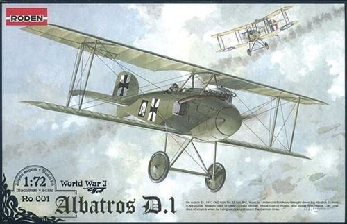 Albatros D.i World War 1- 1:72e - Roden