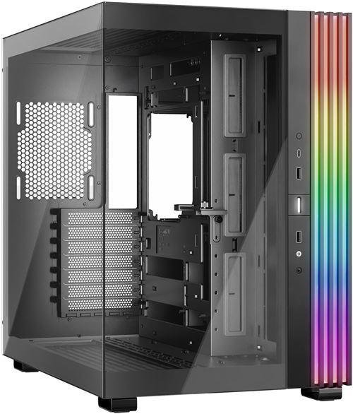 Be Quiet Be Quiet! Light Base 600 Dx - Midi-Tour - Atx - Panneau Latéral Fenêtré (Verre) - Pas D'Alimentation (Atx / Ps/2) - Noir - Usb/Audio