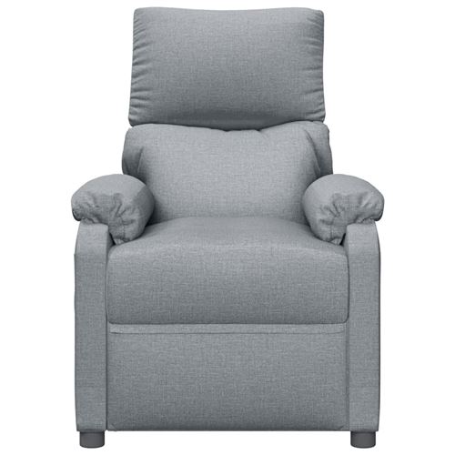 Non Communiqué Gris Vidaxl Fauteuil De Massage Clair Tissu