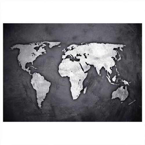 Non Communiqué Noir Stick'n Look - Sticker Mural Déco "Map Monde" 50Cm