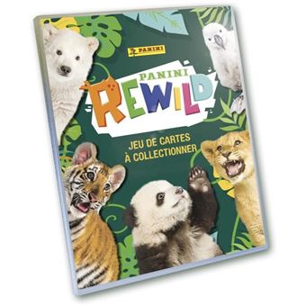 Jeu de cartes Panini Starter pack Rewild TCG