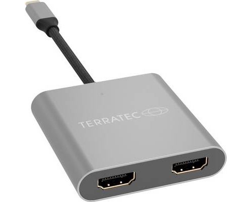 Terratec 306697 USB-C Adaptateur [1x USB-C™ mâle - 1x HDMI femelle] gris