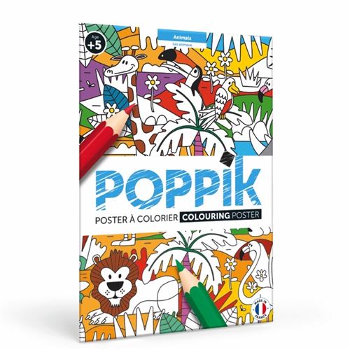 Poppik - Poster Animaux À Colorier - Image 2
