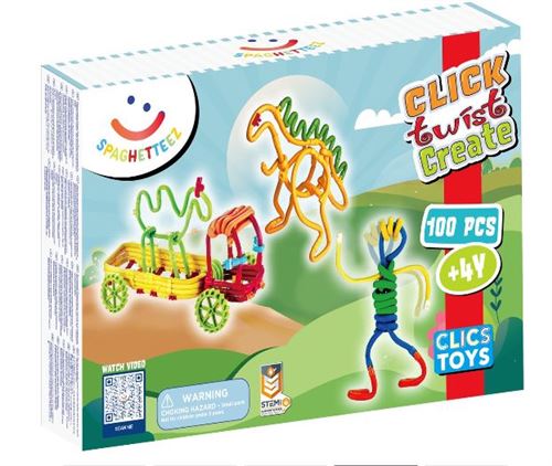 Blocs de construction flexibles Clic Toys Spaghetteez