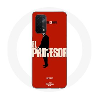 Coque pour Oppo A74 5G La Casa De Papel El profesor dessin Maniacase - 1