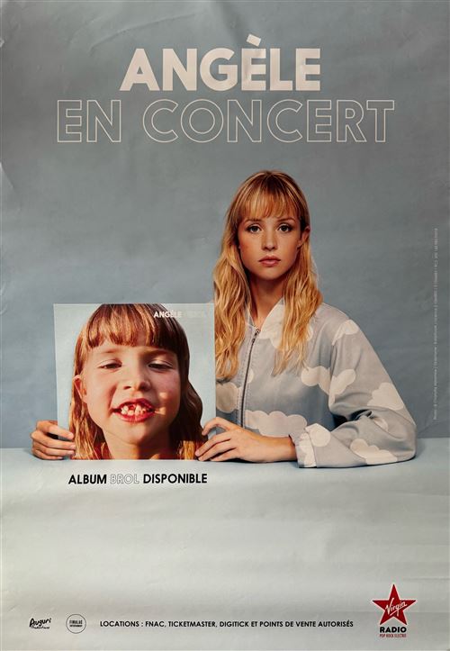 Affiche - Angèle - En Concert - Brol - 67x98cm