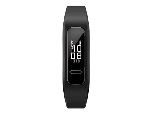 Huawei Band 4e - Noir - suivi d'activités avec sangle - PET - noir graphite - affichage 0.5 - monochrome - Bluetooth - 6 g