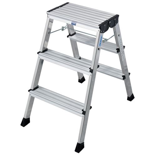 Marche-pied pliable à roulettes 2X3 Krause Rolly Krause 130068 Hauteur de travail (max.) 2.65 m