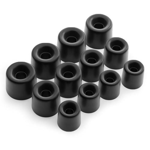 Non Communiqué 12 X Oreillettes En Mousse À Mémoire Embouts D'oreilles Pour Casque Écouteurs (Petit, Moyen, Grand) - 4.5Mm