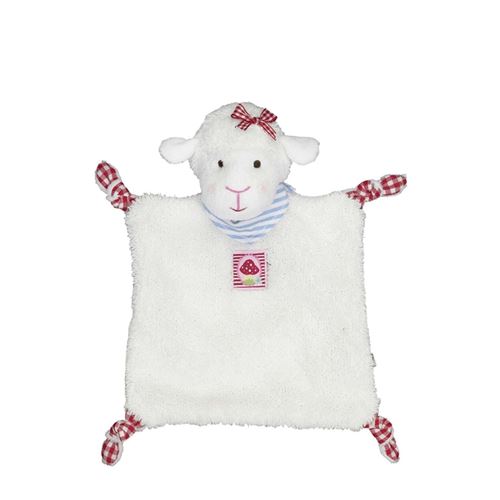 Coppenrath Verlag 90304 - Doudou Petit agneau tissu d'éveil - Blanc