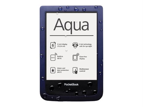 Acheter PocketBook Aqua - Lecteur eBook - 4 Go - 6"" monochrome E Ink (600 x 800) - Wi-Fi - bleu foncé État correct - 228,60 € PocketBook Aqua - Lecteur eBook - 4 Go - 6"" monochrome E Ink (600 x 800) - Wi-Fi - bleu foncé État correct - PocketBook reconditionné disponible sur Fnac