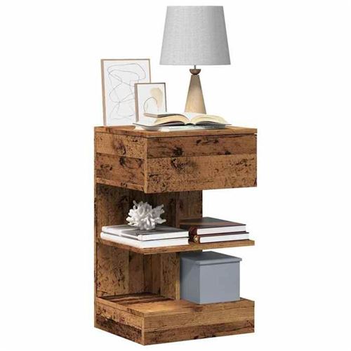 VIDAXL - Table de chevet - Bois d'ingénierie - 40x35x65 cm - Image 2