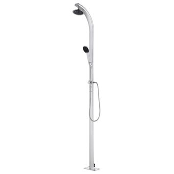 vidaXL Douche de jardin 215 cm Aluminium - 1