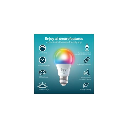 SOLDES 2024 : Innr WiFi Ampoule LED Connectée Couleur E27