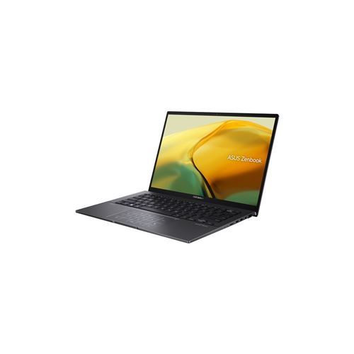 Asus Zenbook 14 OLED Um3406Ha-Qd036W - Conception De Charnière À 180 Degrés - Amd Ryzen 7 - 8840Hs / Jusqu'À 5.1 Ghz - Win 11 Home - Radeon 780M - 16Go Ram - 1To SSD Nvme - 14" OLED 1920 X 1200 - Wi-Fi 6E, Bluetooth - Noir Jade - Clavier : Azerty