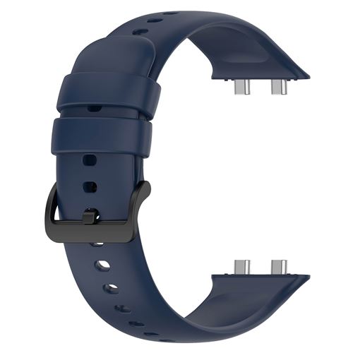 Bracelet pour Oppo Watch 3 Pro Silicone Soft-Touch Sange à Trous Avizar bleu nuit