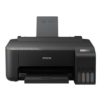 Epson EcoTank ET-1810 - Imprimante - couleur - jet d'encre - rechargeable - A4 - 5 760 x 1 440 ppp - jusqu'à 10 ppm (mono)/jusqu'à 5 ppm (couleur) - capacité : 100 feuilles - USB, Wi-Fi - noir - 1