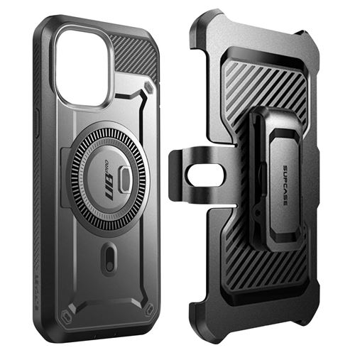 Coque MagSafe pour iPhone 14 Plus Multicouche Antichoc avec Anneau de Maintien Supcase Noire