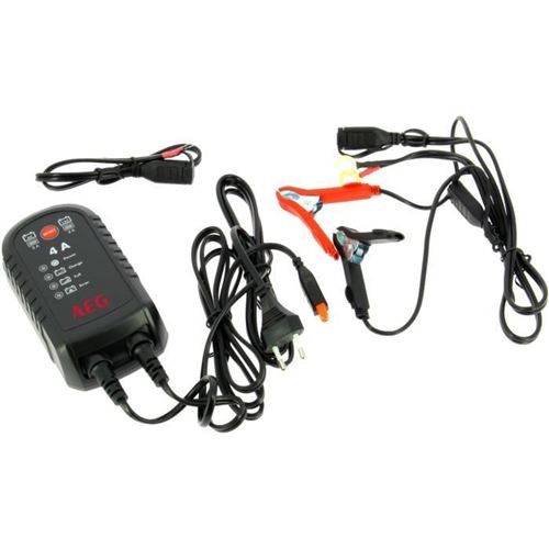 Chargeur batterie - AEG - 5183 - 4000 mA - Jusqu a 75 Ah - 230V