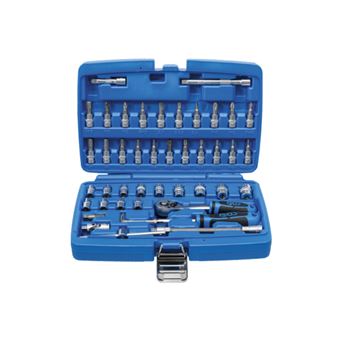 WiMas 46PCS Coffret de Douilles et Embouts Flexible Jeux de Douilles