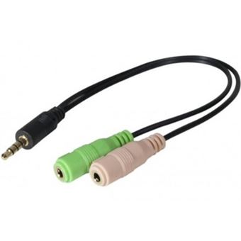 vhbw Câble audio AUX compatible avec Marshall Major Bluetooth, Major II  casque - Avec prise jack 3,5 mm, 150 - 230 cm, or / noir