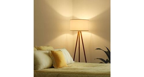 Lampe sur pied nordique à LED, lampadaire design, salon, chambre à