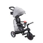 Globber - Tricycle évolutif EXPLORER 4 en 1 DELUXE PLAY - Gris