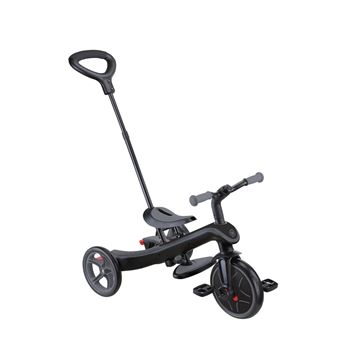 Globber - Tricycle évolutif EXPLORER 4 en 1 DELUXE PLAY - Gris